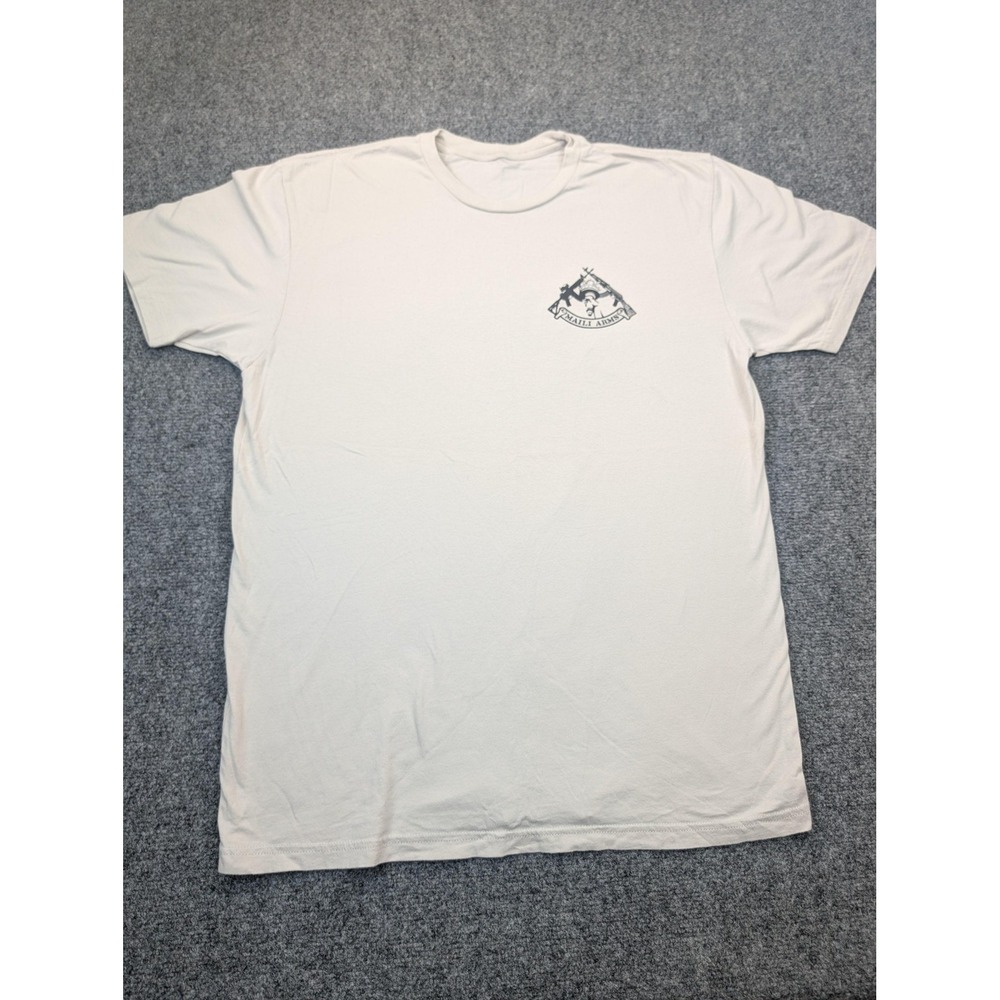 Maili Arms Shirt Mens Large White Phoenix AZ Gun Shop Back Graphic Tee T-Shirt